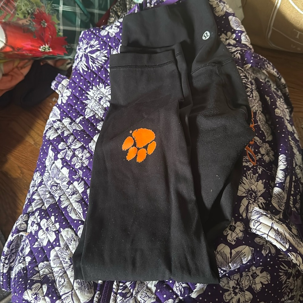 25inch Align Lululemon Clemson Tigers leggings